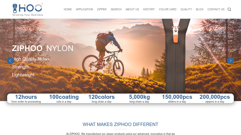 ZIPHOO Nylon,Metal,Plastic Zippers Manufacturer and Suppliers