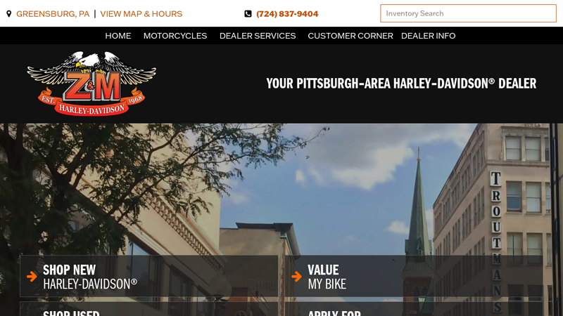 Z&M Harley-Davidson? | Motorcycle Dealer near Pittsburgh | Greensburg PA